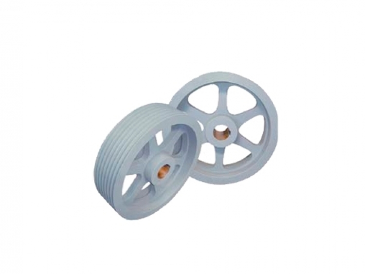 Pulley Moved with Channels in V