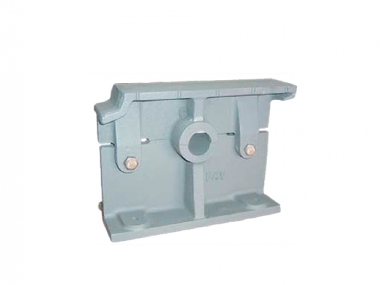 Single bearing for grilled boiler shaft